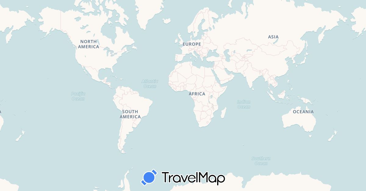 TravelMap itinerary: driving, plane in Australia, Aruba, Brazil, Canada, China, Costa Rica, Germany, Egypt, France, United Kingdom, Ireland, South Korea, Morocco, Mexico, Netherlands, Turkey, United States (Africa, Asia, Europe, North America, Oceania, South America)